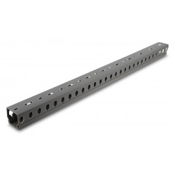 DELOCK cable management 22028, πλαστικό, 30x30mm, 1m, γκρι