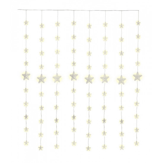 GOOBAY LED λαμπάκια κουρτίνα 57941, 3000K, 6.05m, IP44, 31V, 80 LED