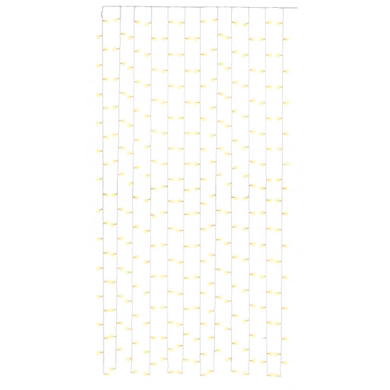 GOOBAY LED λαμπάκια κουρτίνα 57943, 3000K, 4.1m, IP44, USB, 300 LED