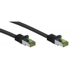 GOOBAY καλώδιο δικτύου 61098, CAT 8.1 S/FTP, copper, LSZH, 10m, μαύρο