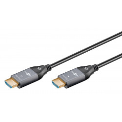 GOOBAY καλώδιο HDMI 2.1 65560 με Ethernet, AOC, 8K/60Hz, 48 Gbps, 30m, μαύρο