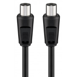 GOOBAY καλώδιο κεραίας αρσενικό 68148, <70dB, CCS, 2.5m, μαύρο