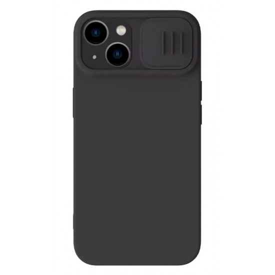 NILLKIN θήκη CamShield Silky Magnetic Silicone για iPhone 15 Plus, μαύρη