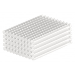GOOBAY ράβδοι σιλικόνης 77851, Φ7mm x 100mm, διάφανο, 50τμχ