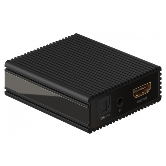 GOOBAY HDMI audio extractor 79138, 4K/30Hz, μαύρο