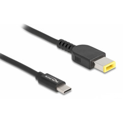DELOCK καλώδιο τροφοδοσίας laptop 87970, USB-C σε Lenovo 11x4.5mm, 1.5m, μαύρο