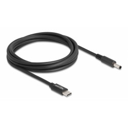 DELOCK καλώδιο τροφοδοσίας laptop 87974, USB-C σε Dell 4.5x3mm, 1.5m, μαύρο