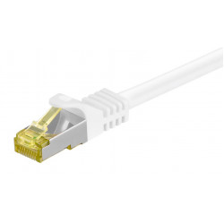 GOOBAY καλώδιο δικτύου 91089, CAT 7 S/FTP, copper, 500MHz, 0.25m, λευκό