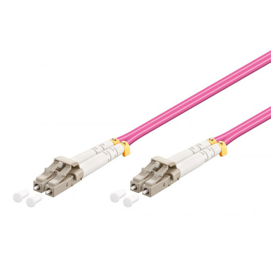 GOOBAY καλώδιο οπτικής ίνας LC-UPC 95936, Multimode OM4, 3m, βιολετί