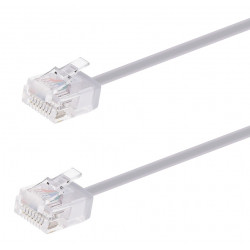 POWERTECH καλώδιο δικτύου CAB-N439, Cat 6A U/UTP, ultra slim, copper, 500MHz, 0.50m, γκρι