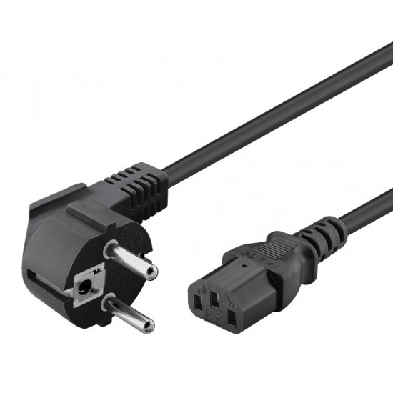 POWERTECH Καλώδιο τροφοδοσίας CAB-P020, 3x 0.75mm², CCS, 1.5m, μαύρο