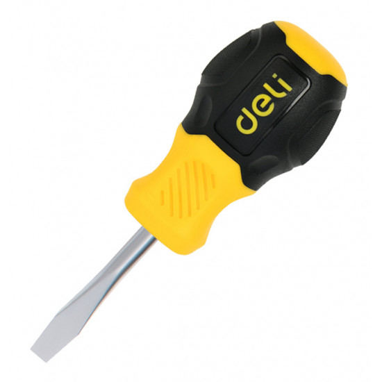 DELI κατσαβίδι ίσιο DL6360381N με αντιολισθητική λαβή, μαγνητικό, 6x38mm