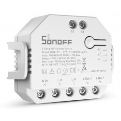 SONOFF smart διακόπτης DUALR3, 2-Gang, WiFi, 15A, λευκός