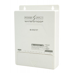FOLKSAFE τροφοδοτικό συστημάτων CCTV FS-DC120805W, 8 εξόδων, 12V/5A, αδιάβροχο IP65