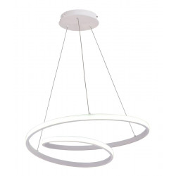 POWERTECH LED φωτιστικό οροφής HLL-0153, 25W, 4000K, Φ40cm, 1m, λευκό