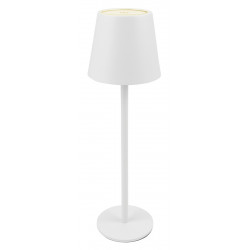 POWERTECH LED επιτραπέζιο φωτιστικό HLL-0194, ρυθμιζόμενο, επαναφορτιζόμενο, λευκό