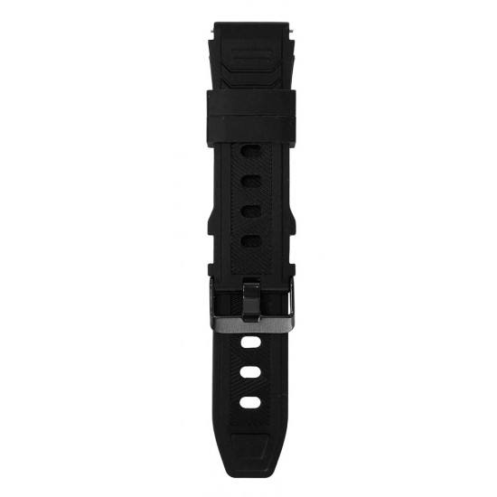 INTIME λουράκι σιλικόνης IT-070-BAND-BK για smartwatch G6, μαύρο