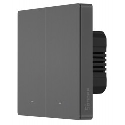 SONOFF smart διακόπτης M5-2C-86, διπλός, WiFi, γκρι