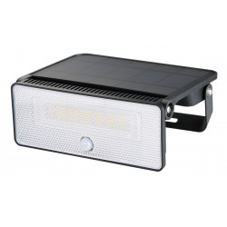 POWERTECH LED ηλιακό φωτιστικό PT-1518 με αισθητήρα κίνησης, 12W, 3600mAh, μαύρο