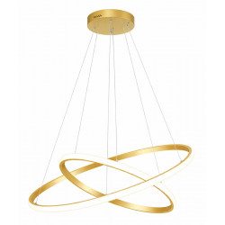 POWERTECH LED φωτιστικό οροφής PT-1528, 40W, 4000K, Φ60x120cm, χρυσό