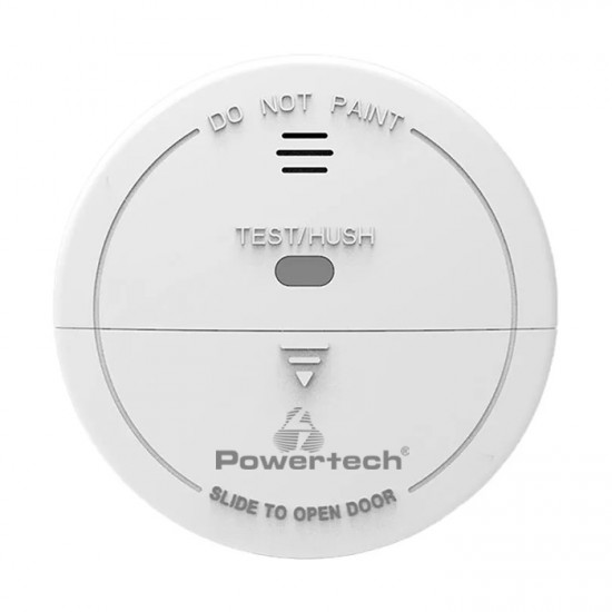 POWERTECH ασύρματος ανιχνευτής καπνού PT-1610 για συναγερμούς, 433MHz