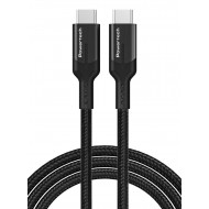 POWERTECH καλώδιο USB-C PTR-0140, PD 240W 5A, copper, 1m, μαύρο