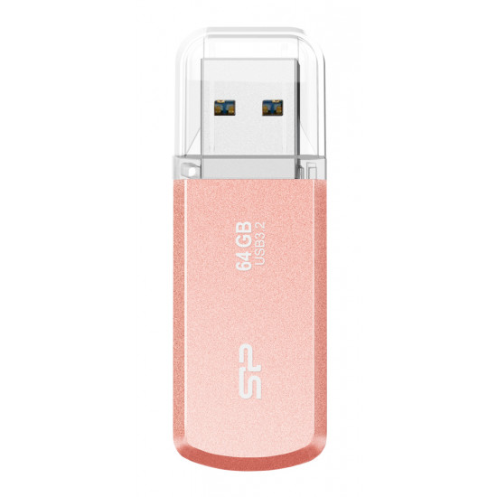 SILICON POWER USB Flash Drive Helios 202, 64GB, USB 3.2, ροζ χρυσό