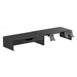 BRATECK επιτραπέζια βάση για οθόνη/laptop/smartphone/tablet STB-128-02 με συρτάρι, 13-32