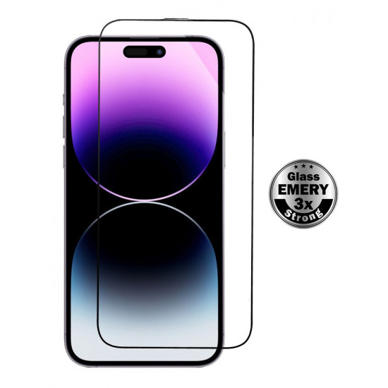 POWERTECH tempered glass Emery 5D TGC-0758 για iPhone 15 Pro, full glue
