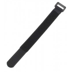 POWERTECH ιμάντας τύπου velcro TIES-024, 20x2cm, μαύρος, 10τμχ