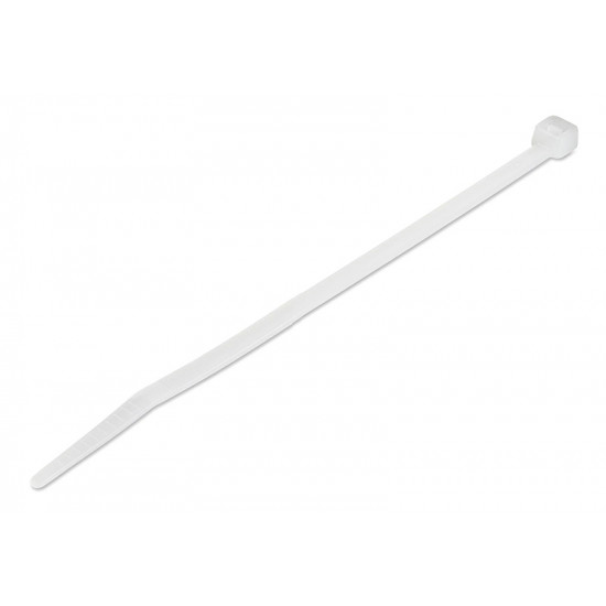 POWERTECH δεματικά καλωδίων TIES-043, 200x2.5mm, λευκά, 100τμχ