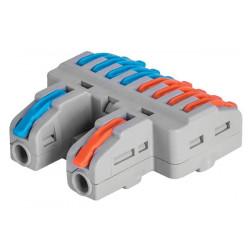 POWERTECH κλέμα σύνδεσης καλωδίων TOOL-0109, 8pin προς 2pin, 5τμχ