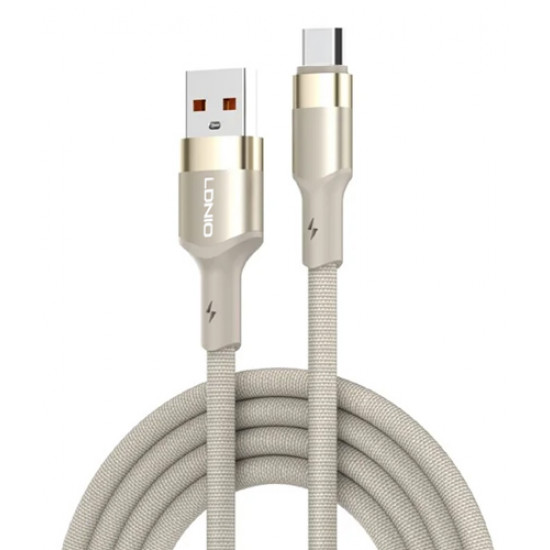 LDNIO καλώδιο USB-C σε USB LS352, 50W, 480Mbps, 2m, μπεζ