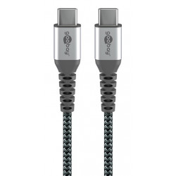 GOOBAY καλώδιο USB-C 49303, 60W, 480Mbps, 2m, μαύρο