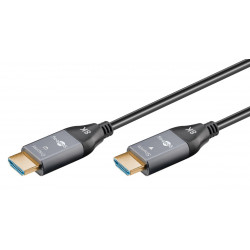 GOOBAY καλώδιο HDMI 2.1 76274 με Ethernet, AOC, 8K/60Hz, 48 Gbps, 10m, μαύρο