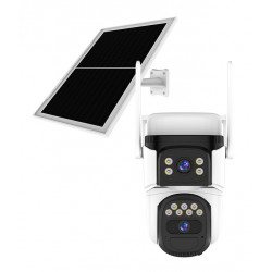 VSTARCAM smart ηλιακή κάμερα CB621DR, dual lens, 3MP, WiFi, SD, PTZ, IP66