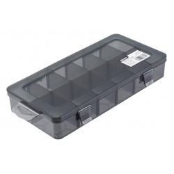 DELI ταμπακιέρα DL432304, 12 θέσεων, 26x13.5x4.4cm, πλαστική, μαύρη