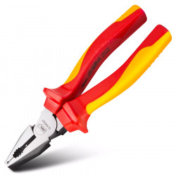DELI πένσα ίσια ηλεκτρολόγου DL512007, μόνωση VDE 1000V, 18cm