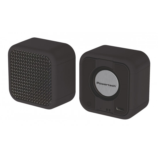 POWERTECH μίνι φορητό ηχείο PT-1626, μαγνητικό, 5W, Bluetooth, 400mAh, μαύρο