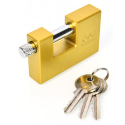 DELI λουκέτο τάκου με κλειδί DL508306, heavy duty, 60mm