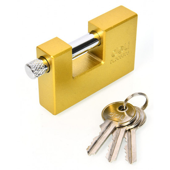 DELI λουκέτο τάκου με κλειδί DL508306, heavy duty, 60mm