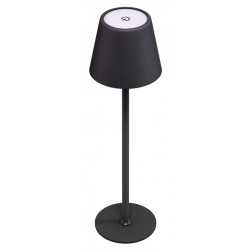 GOOBAY επιτραπέζιο φωτιστικό 77673, 3000K, dimmable, επαναφορτιζόμενο, μαύρο