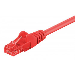 GOOBAY καλώδιο δικτύου 95254, CAT 6 U/UTP, CCA, 250MHz, 0.25m, κόκκινο
