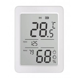 SONOFF smart θερμόμετρο & υγρασιόμετρο AirGuard TH, έως 60°C, ZigBee 3.0 & Bluetooth, λευκό