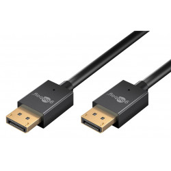 GOOBAY καλώδιο DisplayPort 77442, 8K/120Hz, 40 Gbps, 1m, μαύρο