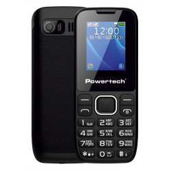 POWERTECH κινητό τηλέφωνο Milly Small III, 1.77, dual SIM, με κάμερα, μαύρο