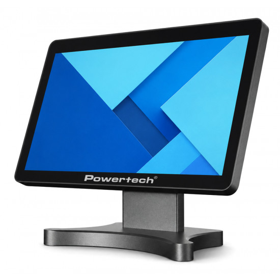 POWERTECH οθόνη αφής PT-1631, LCD, 17.3 1920x1080p, HDMI/VGA, VESA 75x75mm, μαύρη