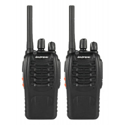 BAOFENG σετ ασύρματοι πομποδέκτες BF-88E, PMR, 0.5W, μαύρο, 2τμχ