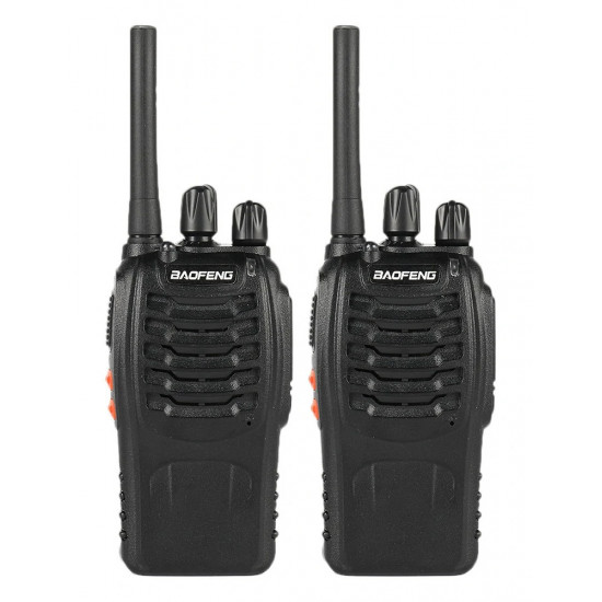 BAOFENG σετ ασύρματοι πομποδέκτες BF-88E, PMR, 0.5W, μαύρο, 2τμχ