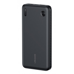 USAMS power bank CD253, 2x θύρες εξόδου, 10000mAh, 10W, μαύρο